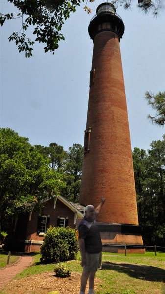 Lee Duquette at Currituck Beach Lighthouse